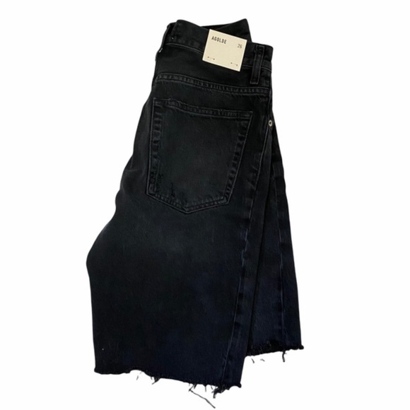 Agolde ‘90s Pinch-Waist Ultra High-Rise Bermudas Sz 25 - Picture 10 of 10